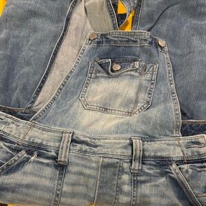 Express Light Blue Denim Overalls